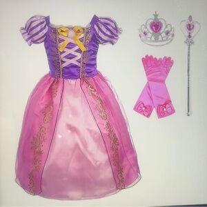 Enchanting Pink and Purple Princess Costume Set